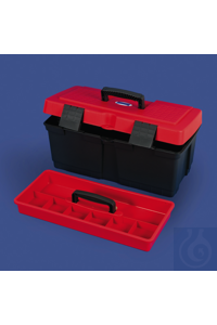 Werkzeugkoffer Alpha 16'', PP Werkzeugkoffer Serie Tool Box „Alpha“, rot aus...