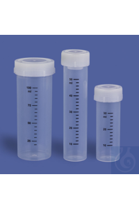 Röhrchen mit flachem Boden PP 40 ml aus transparentem, hochwertigen...