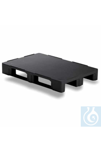 Europalette TC1 ECO, 1200 x 800mm PE-HD, GESCHLOSSENE PALETTE AUS...