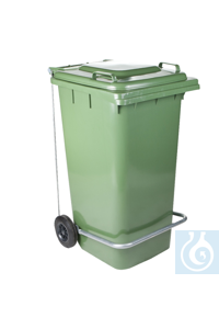 Deckelöffnungspedal für Mülltonnen 120 l Stabiles Fusspedal aus Metall,...