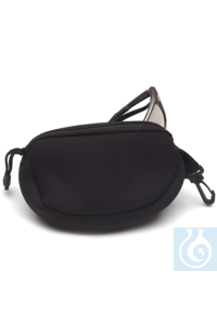Neoprenetui «NEOCASE» Weiches Brillenetui aus schwarzem, textilem,...