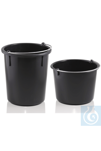 Baueimer 30 lt schwarz, PE-HD Die Baueimer eignen sich für zahlreiche...