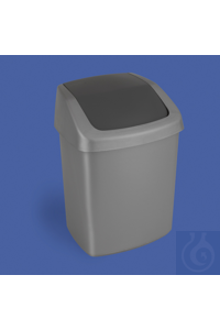Abfallbehälter PE-LD 50 lt robust, mit leicht bedienbarem Pendeldeckel und...