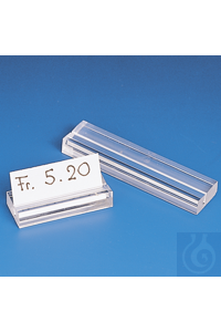 Preisbänklein Acryl 30 x 12 mm Gefertigt aus hochwertigem transparentem...