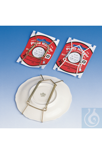 Teller-Wandhalter Haken weiss Die Haken bestehen aus weiss plastifiziertem...