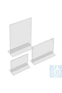 Menu-Ständer Acryl A5/6 hoch Gefertigt aus hochwertigem transparentem...