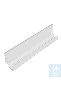 Thekenaufsteller Acryl transparent 600 x Gefertigt aus hochwertigem...