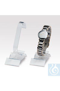 Armbanduhr-Ständer Kunststoff transparen Kunststoff transparent, für Damen-...
