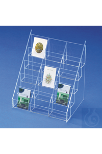 Kartenständer Acryl transparent 5-stufig Gefertigt aus hochwertigem...