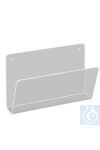 Wand-Ablage Acryl 300x114x202mm Gefertigt aus hochwertigem transparentem...