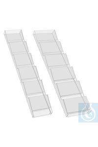 Kartenwandhalter Acryl transparent 210 x Gefertigt aus hochwertigem...