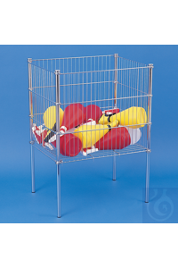 Wühlkorb verchromt 550 x 430 x 440 mm Für den Transport leicht...