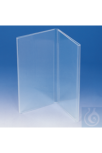 Menuhalter 100 x153 mm doppelt Gefertigt aus hochwertigem transparentem...