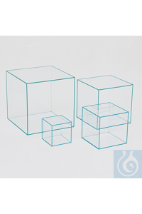 Würfel Glass-Look 100 x 100 x 100 mm Eine Seite offen, auch als Haube...