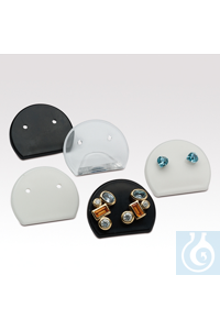 Halter für Ohrstecker transparent 25 mm Mit 2 Bohrungen zum Stecken.Gefertigt...
