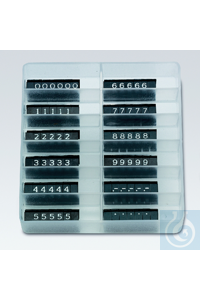 Preissystem 4 mm schwarz/weiss Aus Kunststoff, zusammensteckbar,...