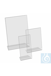 Schilderhalter  Economy  1/3 A4 hoch Gefertigt aus hochwertigem transparentem...