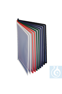 Ersatzrahmen inkl. Taschen Set zu 10 Stück in 5 Farben assortiert (weiss,...