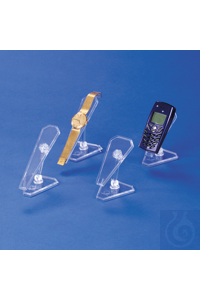 3-eck Display lang, Höhe 100 mm Kunststoff transparent, für Uhren, Schmuck,...