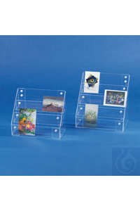 Kartenständer Acryl transparent 3-stufig Gefertigt aus hochwertigem...