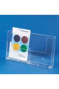 Prospektständer 2 x A5 Wandmodell Gefertigt aus transparentem Kunststoff.Mit...