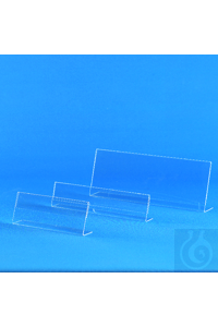 Namensschild 250 x 53 mm Gefertigt aus hochwertigem transparentem Acrylglas,...