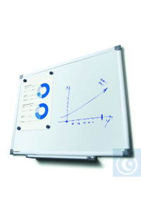 Weisswand-Tafel 600 x 450 mm Einsetzbar als Schreib- und Magnet-Tafel....