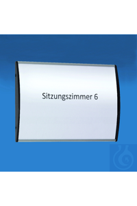 Konvexrahmen A6 Bestehend aus Aluminium-Profil und seitlichen Endkappen aus...