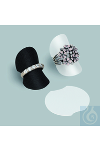 Ringhalter aus PP Folie weiss opal Rund, bestehend aus Polypropylen-Folie mit...