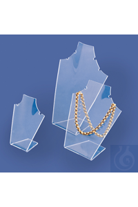 Ketten-Display Acryl transparent 120 mm Bei Nichtgebrauch auch platzsparend,...