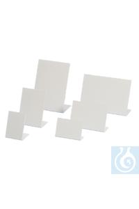 L-Schilder weiss 1mm A8 Aus Kunststoff weiss, 1 mm stark, gebogen,...
