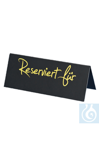 Schild Reserviert für 150 mm Aus Kunststoff , 1 mm stark, mit Aufdruck...