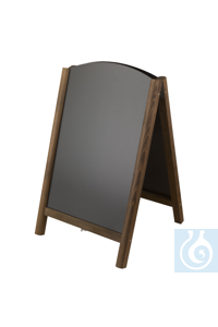 Kundenstopper Holz braun 550 x 850 mm Aus solidem Holz. Einfach zu...