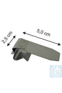 Preisschildhalter für Ablagen 12-15 mm Aus rostfreiem Edelstahl gefertigt.