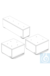 Sockel 4 line weiss Holzsockel in platin weiss, bereits vorgebohrt für die...