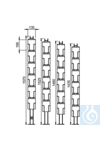 Stele für Glückwunschkarten L1/HF Karten-Stelen aus filigranen Drahtleitern,...