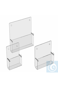 Prospekthalter Screw 1/3 A4 hoch Gefertigt aus hochwertigem transparentem...