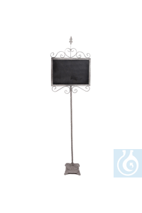 Standtafel Ornament Diese exklusive, formschöne Standtafel aus Metall, mit...