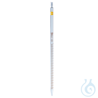 pipet - glas - gegradueerd - klasse A - amber schaal - 25 ml