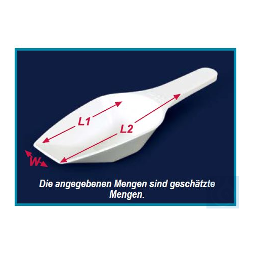 Probenschaufel-PP-freistehend-10 ml-weiss