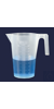 MESSBECHER MIT HENKEL-PP-ERHABENE GRAD.- 1000 ML Becher mit Griff, hergestellt aus extrem...