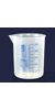 BECHER-PP-NIEDERE FORM-BLAU GRAD.-500 ML Becher, niedrige Form, hergestellt aus extrem...