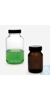 bottle - screw cap - wide neck - neutral glass - amber - 100 ml - Neck GL 40