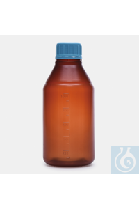 STEILBRUSTFLASCHEN-PP-BRAUN-GL 45 -1000 ML Laborflaschen, hergestellt aus speziell...