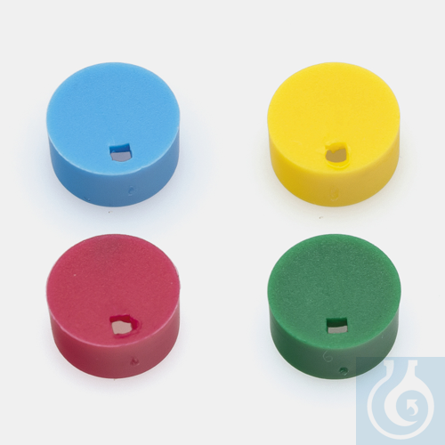 cryo tube cap disc-red