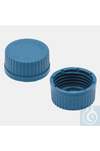 SCHRAUBVERSCHLUSS KAPPE-PP-BLAU-GL 45 Schraubkappen, GL 45, hergestellt aus Polypropylen, für...