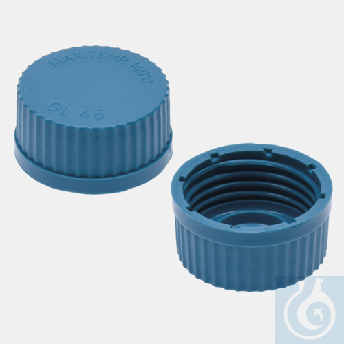 SCHRAUBVERSCHLUSS KAPPE-PP-BLAU-GL 45