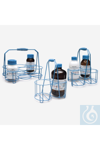 Support pour 6x bouteilles de 500 ml Porte-bouteilles en époxy - fabriqué en fil d'acier revêtu...