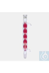 KOELER-ALLIHN-BORO-GLAS-OLIJF-400 MM- HULS NS 29/32 - KERN NS 29/32 Koeler volgens Allihn, glazen...