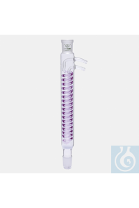 condenser-dimroth-160 mm-Socket : NS 29/32-Cone : NS 29/32-glass side arm condenser - dimroth -...